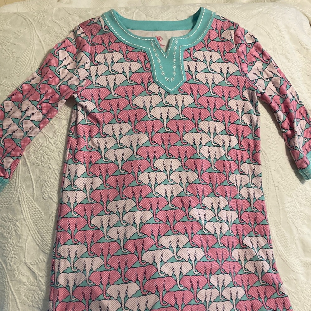 J khaki girls large 100% cotton dress